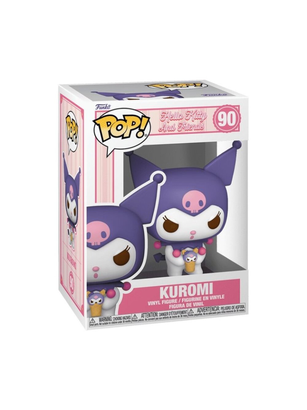 Funko POP! Sanrio Hello Kitty & Friends Kuromi with Ice Cream Figure #90